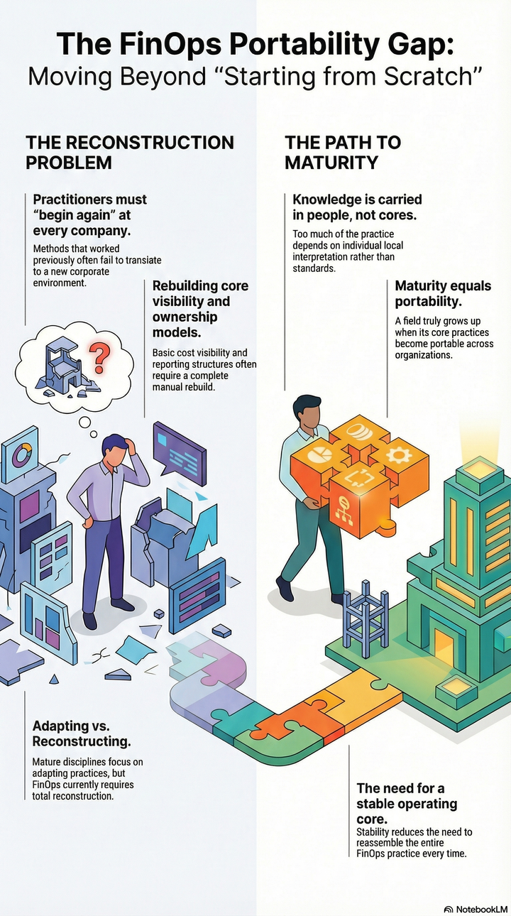 A framework helps people think. A system helps people operate