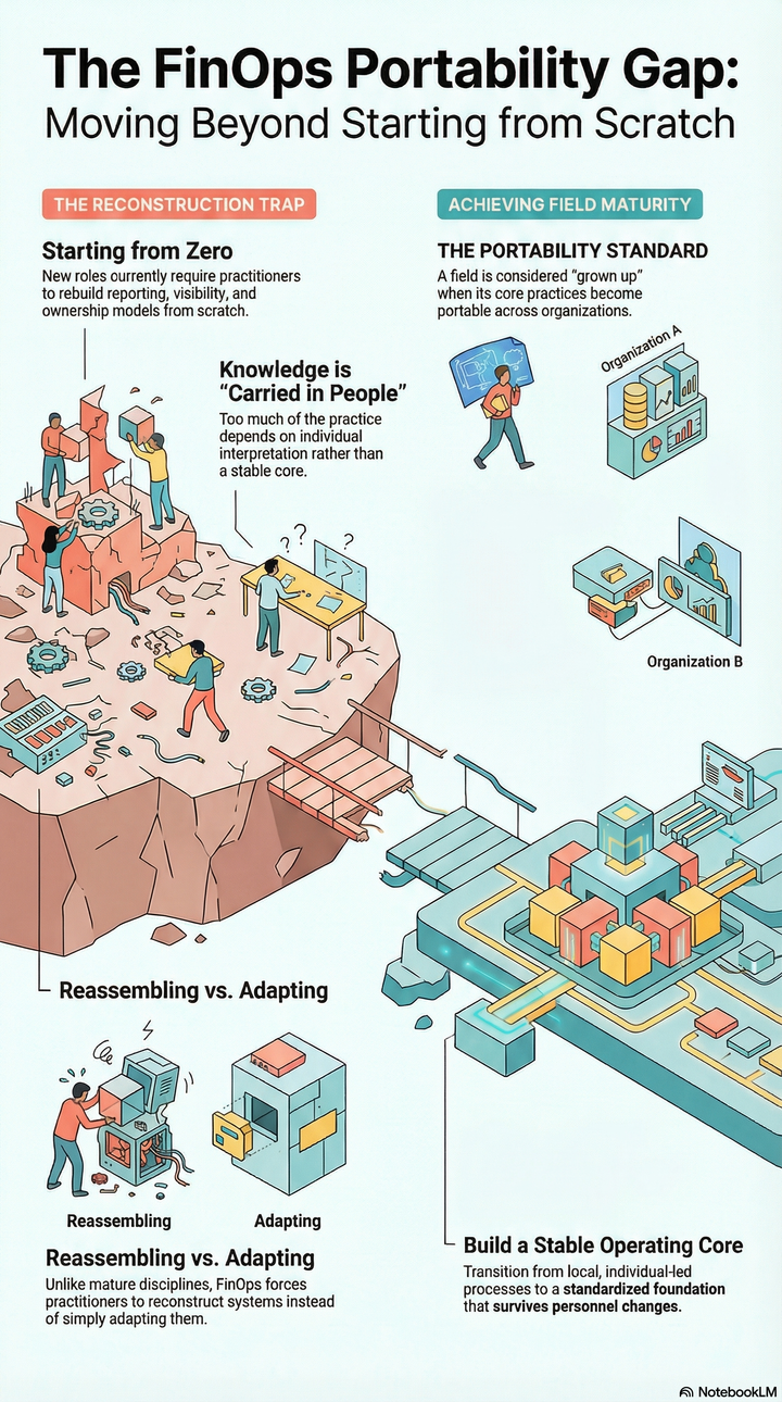 A framework helps people think. A system helps people operate